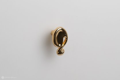 Elegance мебельная ручка-кнопка золото глянцевое полированное