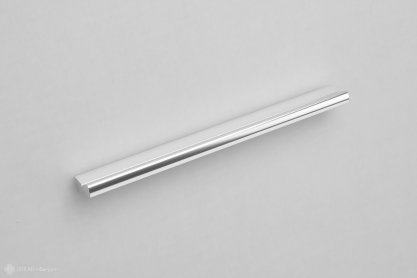 3597 мебельная ручка-профиль 160 мм анодированный алюминий глянцевый