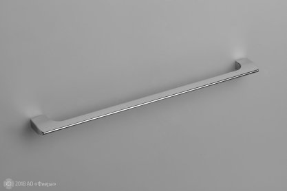 FS079 мебельная ручка-скоба 256 мм хром глянцевый