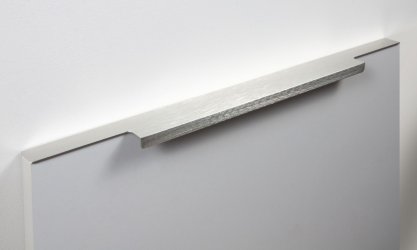 Ray торцевая мебельная ручка для фасадов 400 мм нержавеющая сталь