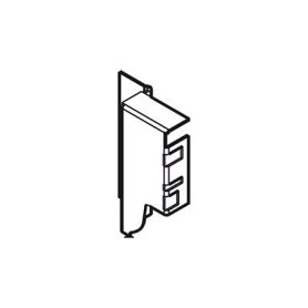 TANDEMBOX, держатель задней стенки для высоты M 96мм, белый, прав.