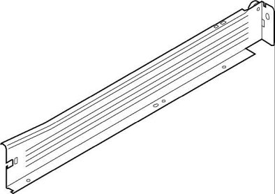 METABOX, Царга N, 54/450 мм, 25 кг, крем, прав.