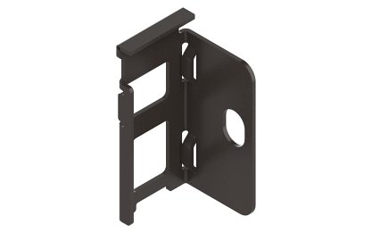 LEGRABOX держатель задней стенки из ДСП, высота 78 мм, левый, гавана коричневый