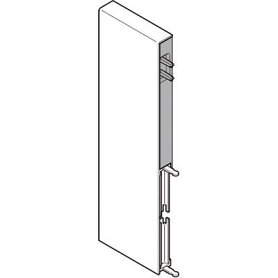 TANDEMBOX intivo, крепление передней панели д/релинга, высота D (224мм), бел., лев.