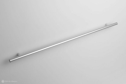 RR002 мебельная ручка-релинг 416 мм сатиновый хром