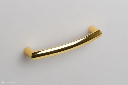 RS015 мебельная ручка-скоба 96 мм золото полированное