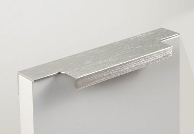 Ray торцевая мебельная ручка для фасадов 150 мм нержавеющая сталь