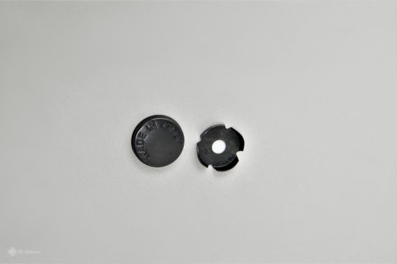 SCR001 заглушка на винт диаметр 14 мм черный матовый