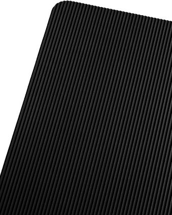 Коврик против скольжения, черный рифленый (ширина 424 мм.)