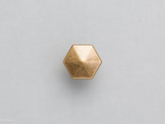 Novecento мебельная ручка-кнопка малая бронза
