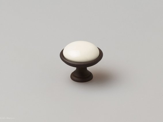 New Deco мебельная ручка-кнопка кассит и молочная керамика