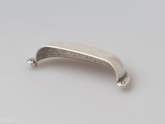 WMN5031 мебельная ручка-раковина 96 мм состаренное серебро