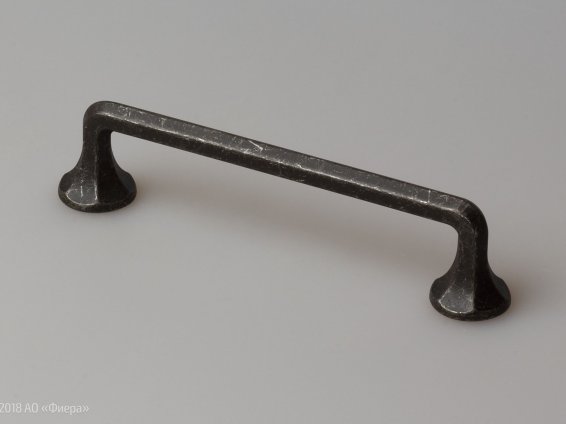 WMN826 мебельная ручка-скоба 128 мм черное железо
