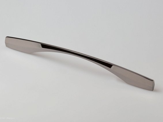 217727 мебельная ручка-скоба 288-320 мм черный глянец