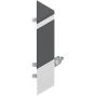 TANDEMBOX, Крепление фасада, EXPANDO, правое, высота D, для SPACE CORNER