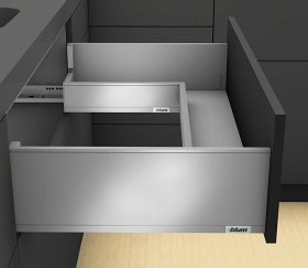 Ящик под мойку LEGRABOX pure TIP-ON BLUMOTION (высота C 177, глубина 500 мм, до 40 кг), терра-черный