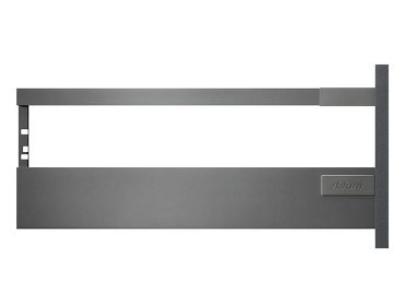 Ящик TANDEMBOX antaro TIP-ON BLUMOTION (высота B 160, глубина 350 мм, до 10-30 кг), крепление INSERTA, серый орион