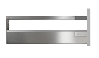 Ящик TANDEMBOX antaro с TIP-ON BLUMOTION (высота B 160, глубина 450 мм, вес ящика до 20 кг), крепление саморезы, нержавеющая сталь