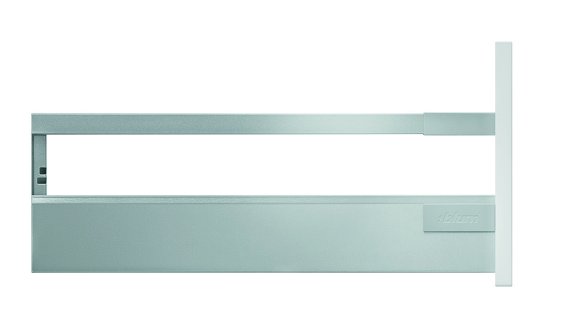 Ящик TANDEMBOX antaro TIP-ON BLUMOTION (высота B 160, глубина 400 мм, до 20 кг), крепление саморез, серый