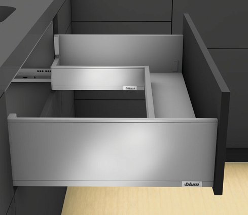 Ящик под мойку LEGRABOX pure (высота C 177, глубина 500 мм, до 40 кг), терра-черный