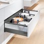 Ящик TANDEMBOX antaro (высота D 224, глубина 500 мм, до 30 кг), крепление INSERTA, серый орион