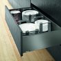 Ящик LEGRABOX pure TIP-ON BLUMOTION (высота C 177, глубина 300 мм, до 20 кг), для тонких фасадов, серый орион